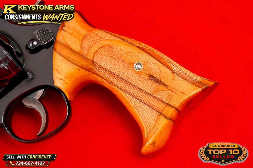Desired Smith & Wesson Model 27-2 6" .357 Magnum Keith Brown Grips-img-5