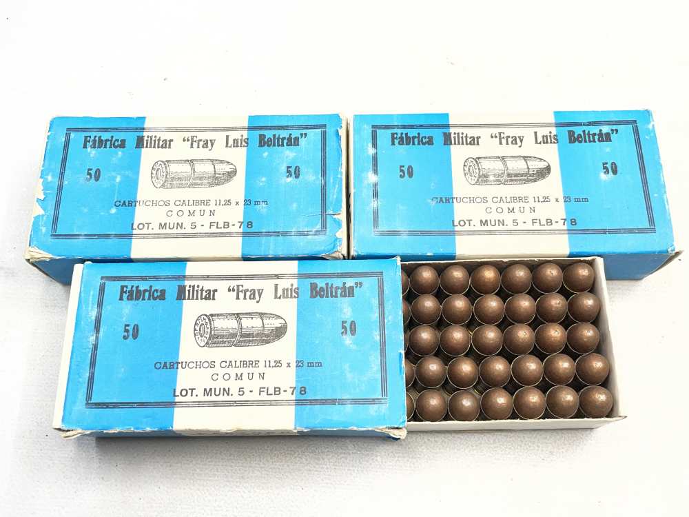 150 x 11.25x23 Argentine Ballester Molina 1927 Sistema Colt DGFM WW2 .45-img-0