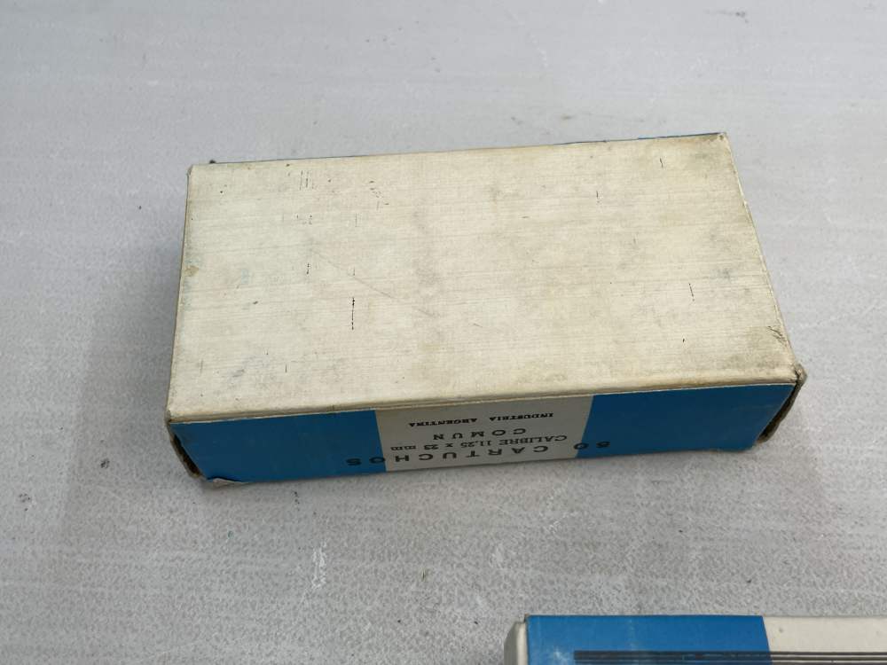 150 x 11.25x23 Argentine Ballester Molina 1927 Sistema Colt DGFM WW2 .45-img-2