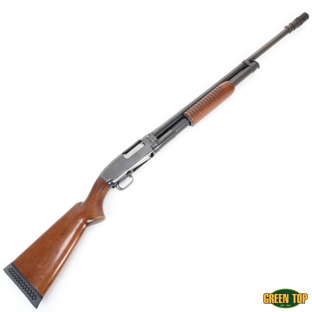 Winchester Model 12, 12 Gauge 27.5” Barrel Blued/Wood SOLID W/ Poly Choke!-img-0