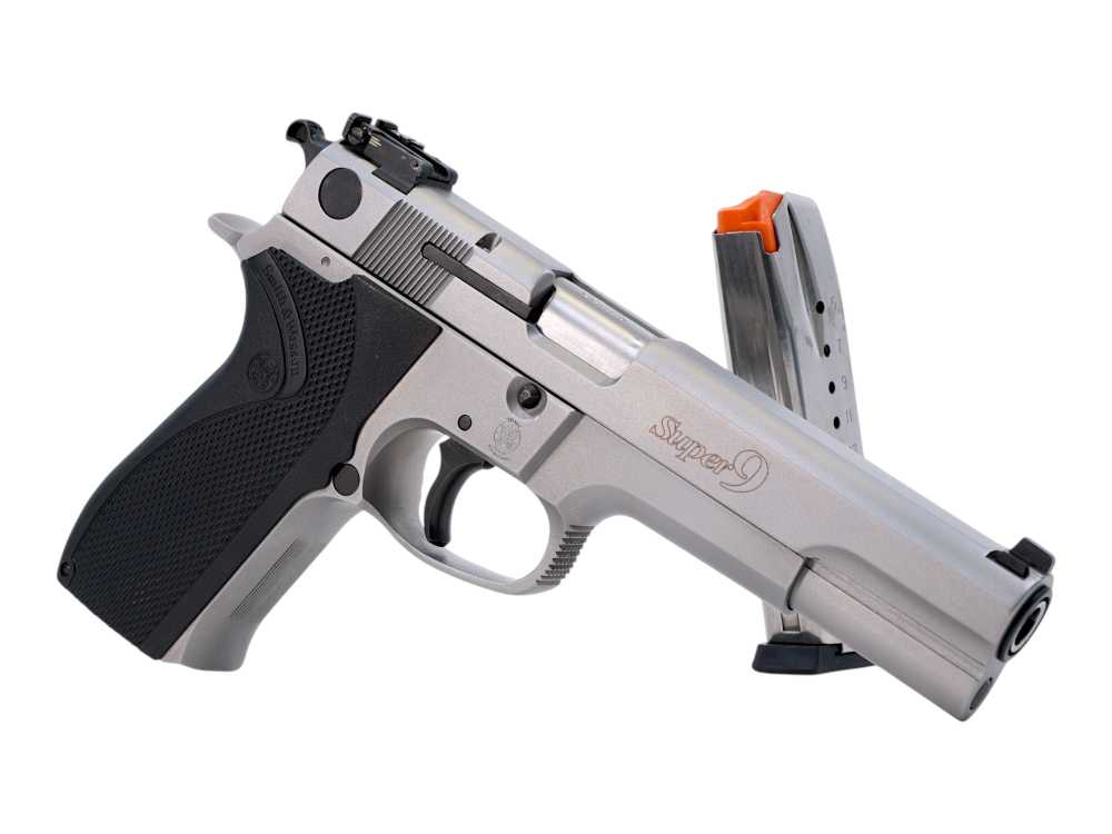*RARE* Smith & Wesson S&W 5906 Super 9 9mm 5" Single Action Factory Case-img-2