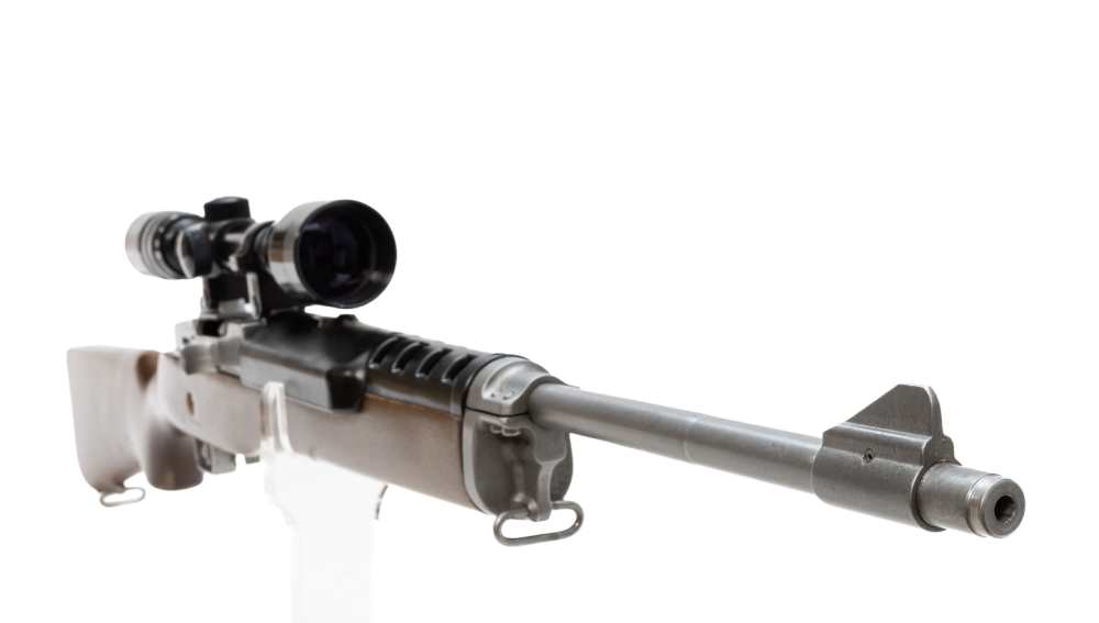 1992 Ruger Mini 14 Ranch Rifle .223 Remington Stainless w/ Scope-img-4