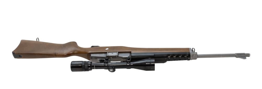 1992 Ruger Mini 14 Ranch Rifle .223 Remington Stainless w/ Scope-img-8