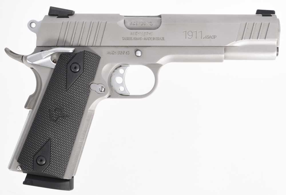 Taurus 1911 Matte Stainless - 5" .45 ACP w/ Hard Case - USED-img-4