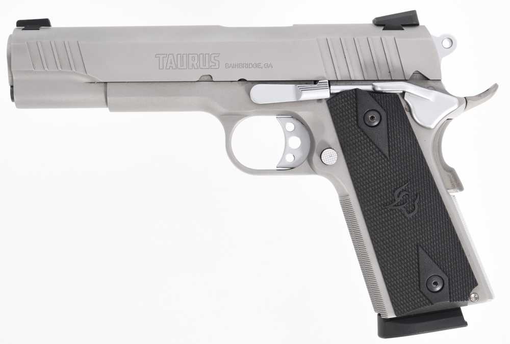 Taurus 1911 Matte Stainless - 5" .45 ACP w/ Hard Case - USED-img-3