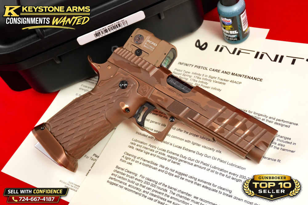 Spectacular SVI INFINITY SYNICAL .45 ACP 2011 Island Barrel GRAIL NIB-img-9