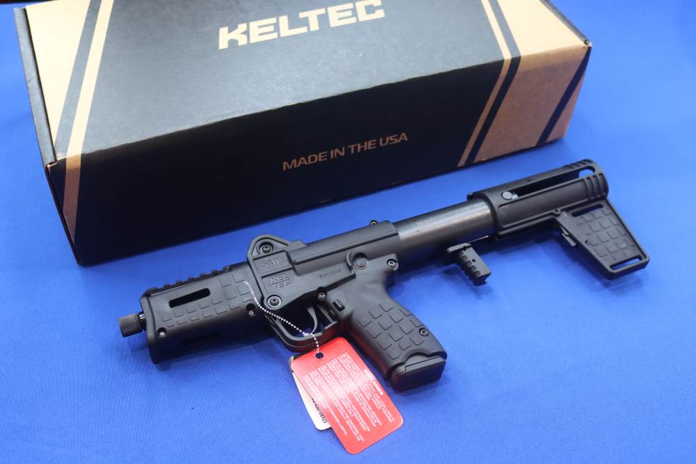 KELTEC Model SUB-SDP Pistol 9MM Luger Folder 17RD Glock Mag w/ BRACE NEW SA-img-0