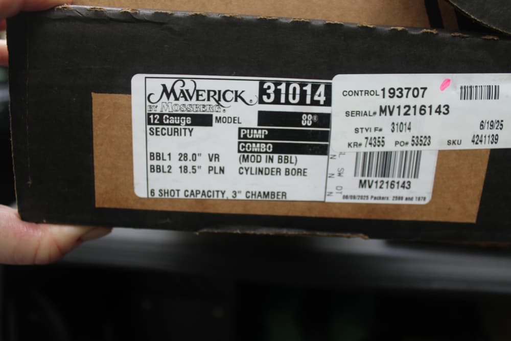Maverick 88 by Mossberg 12 Gauge, Security/Combo 18.5", 28" BBL's-img-32