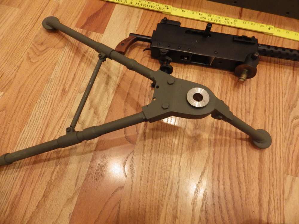 Browning 1919 Machine Gun! 1/2 SCALE 10/22 internals,Handmade Beauty! READ!-img-8