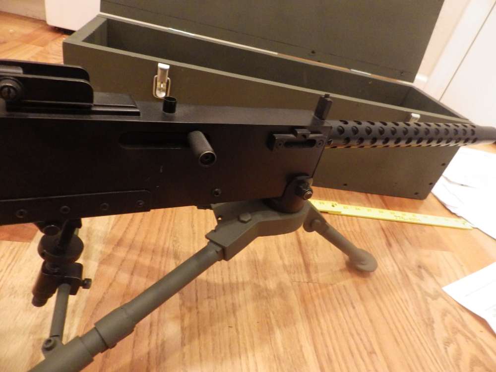Browning 1919 Machine Gun! 1/2 SCALE 10/22 internals,Handmade Beauty! READ!-img-9