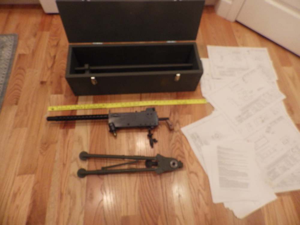 Browning 1919 Machine Gun! 1/2 SCALE 10/22 internals,Handmade Beauty! READ!-img-0