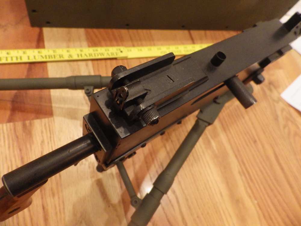 Browning 1919 Machine Gun! 1/2 SCALE 10/22 internals,Handmade Beauty! READ!-img-11