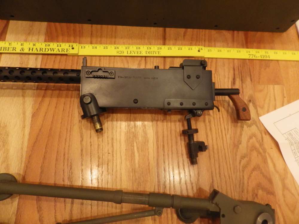 Browning 1919 Machine Gun! 1/2 SCALE 10/22 internals,Handmade Beauty! READ!-img-1