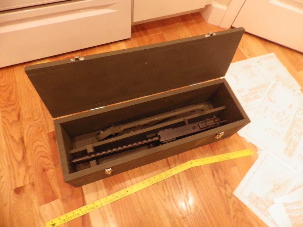 Browning 1919 Machine Gun! 1/2 SCALE 10/22 internals,Handmade Beauty! READ!-img-14