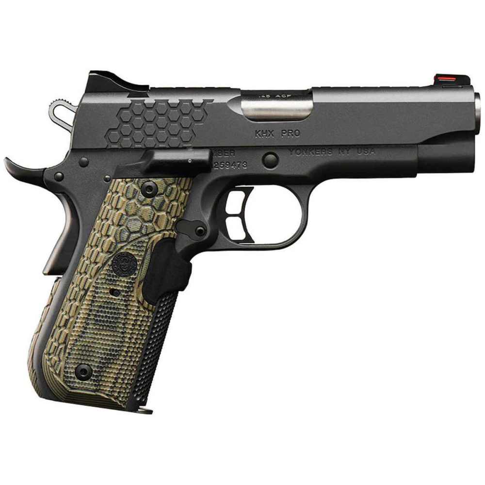 Kimber KHX Pro 9mm Semi Auto 1911 4" with laser grip-img-0