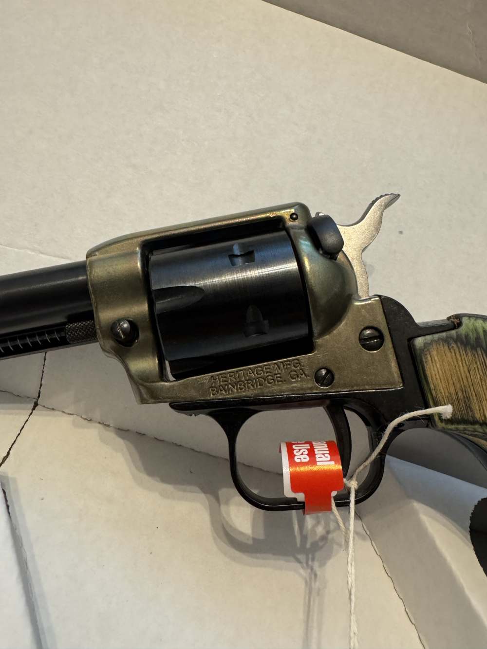 Rare Heritage Rough Rider 2 Tone CHROME BLACK Revolver .22 LR-img-2