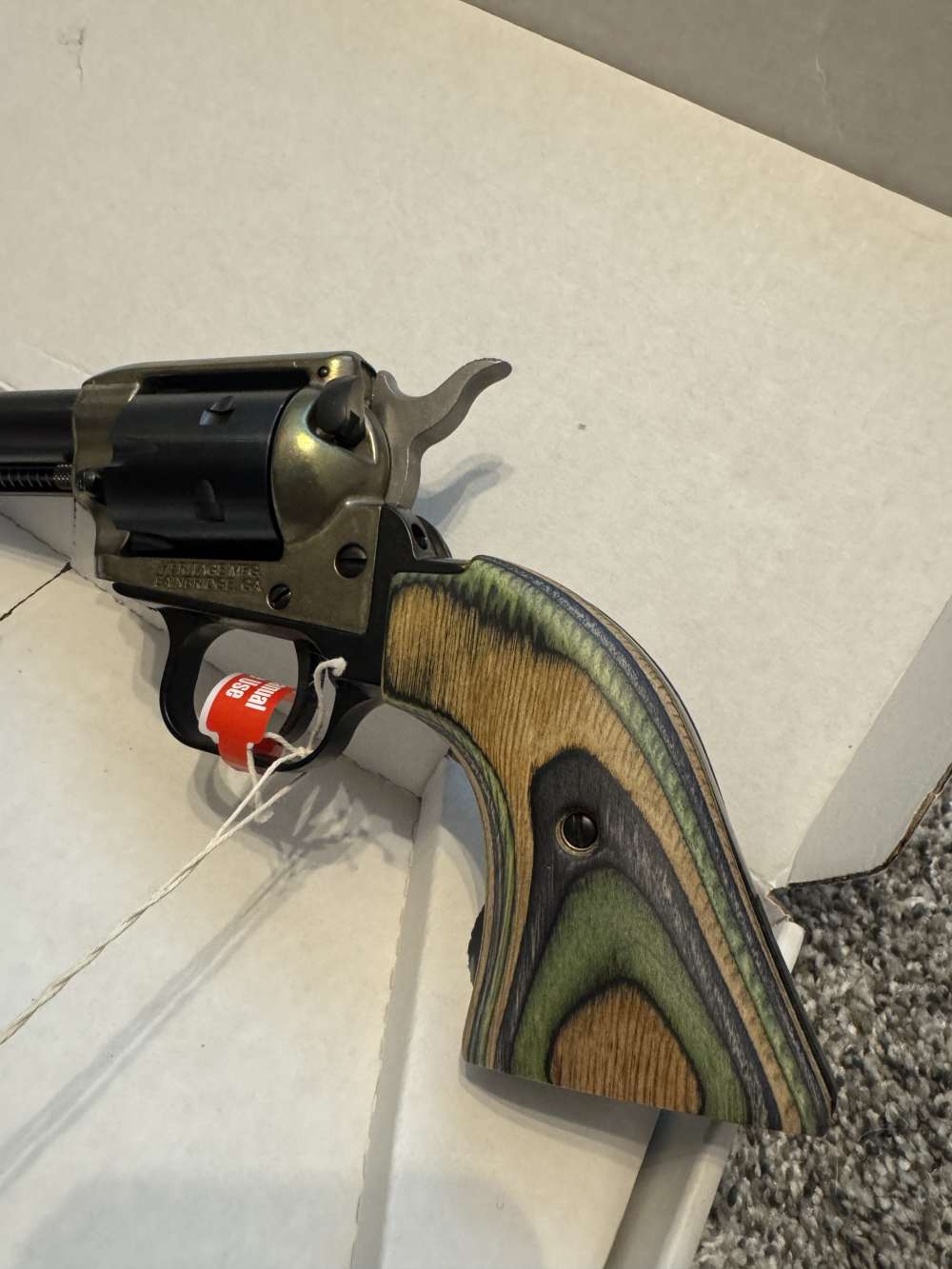 Rare Heritage Rough Rider 2 Tone CHROME BLACK Revolver .22 LR-img-1