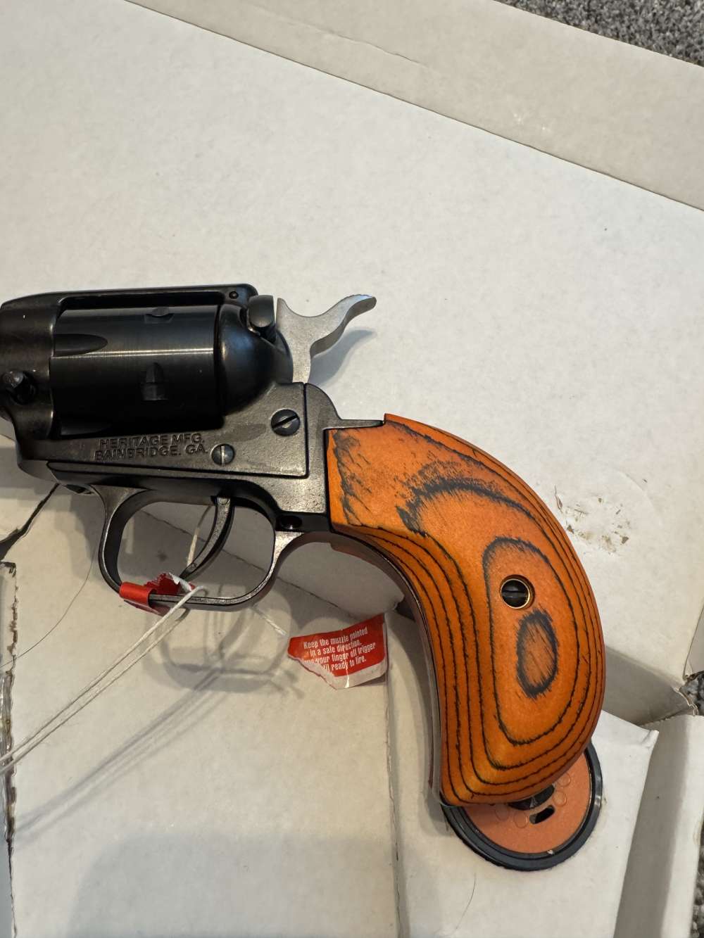 Heritage Rough Rider 2 Black Revolver CONVERTIBLE 22 mag-img-1