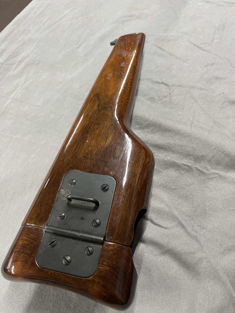 Hi Power walnut shoulder stock (canadian )1945-img-0