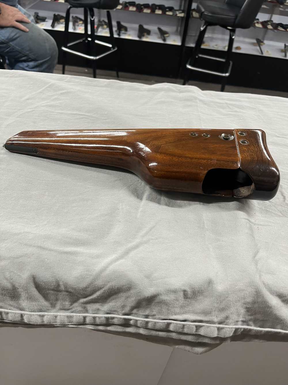 Hi Power walnut shoulder stock (canadian )1945-img-2