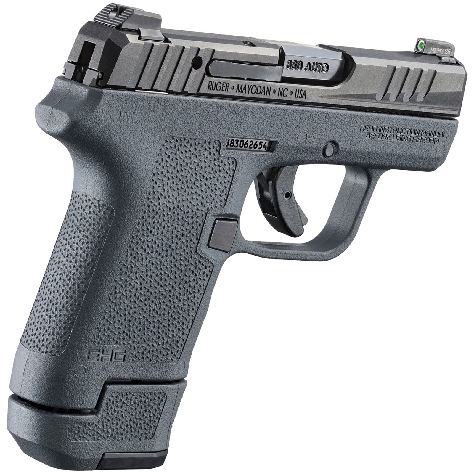 RUGER LCP Max 380 ACP 2.8in 13rd Stealth Gray DAO Pistol (23702)-img-2