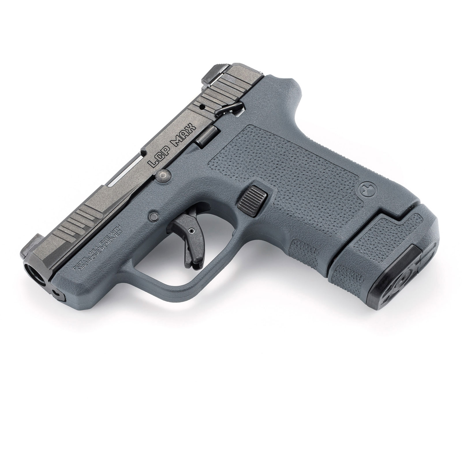 RUGER LCP Max 380 ACP 2.8in 13rd Stealth Gray DAO Pistol (23702)-img-3