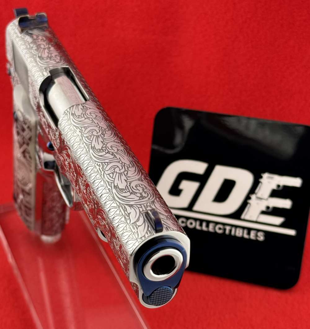 Colt 38sup engraved-Beautiful Nitre-Blue Highlights Designed by RP-img-2