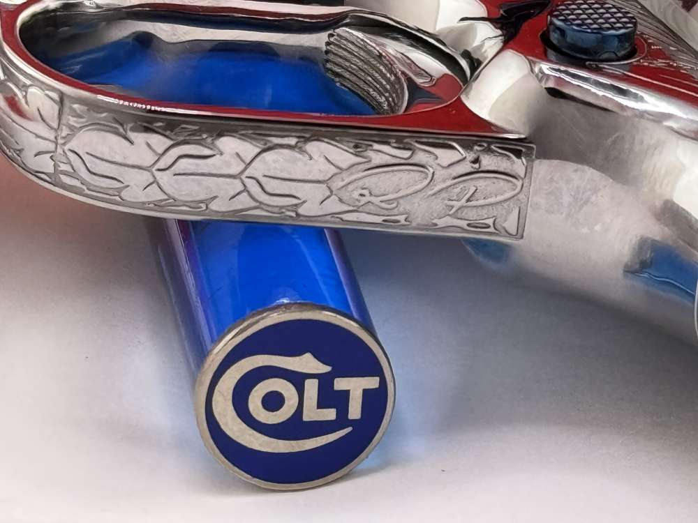 Colt 38sup engraved-Beautiful Nitre-Blue Highlights Designed by RP-img-4