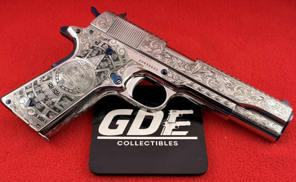 Colt 38sup engraved-Beautiful Nitre-Blue Highlights Designed by RP-img-8