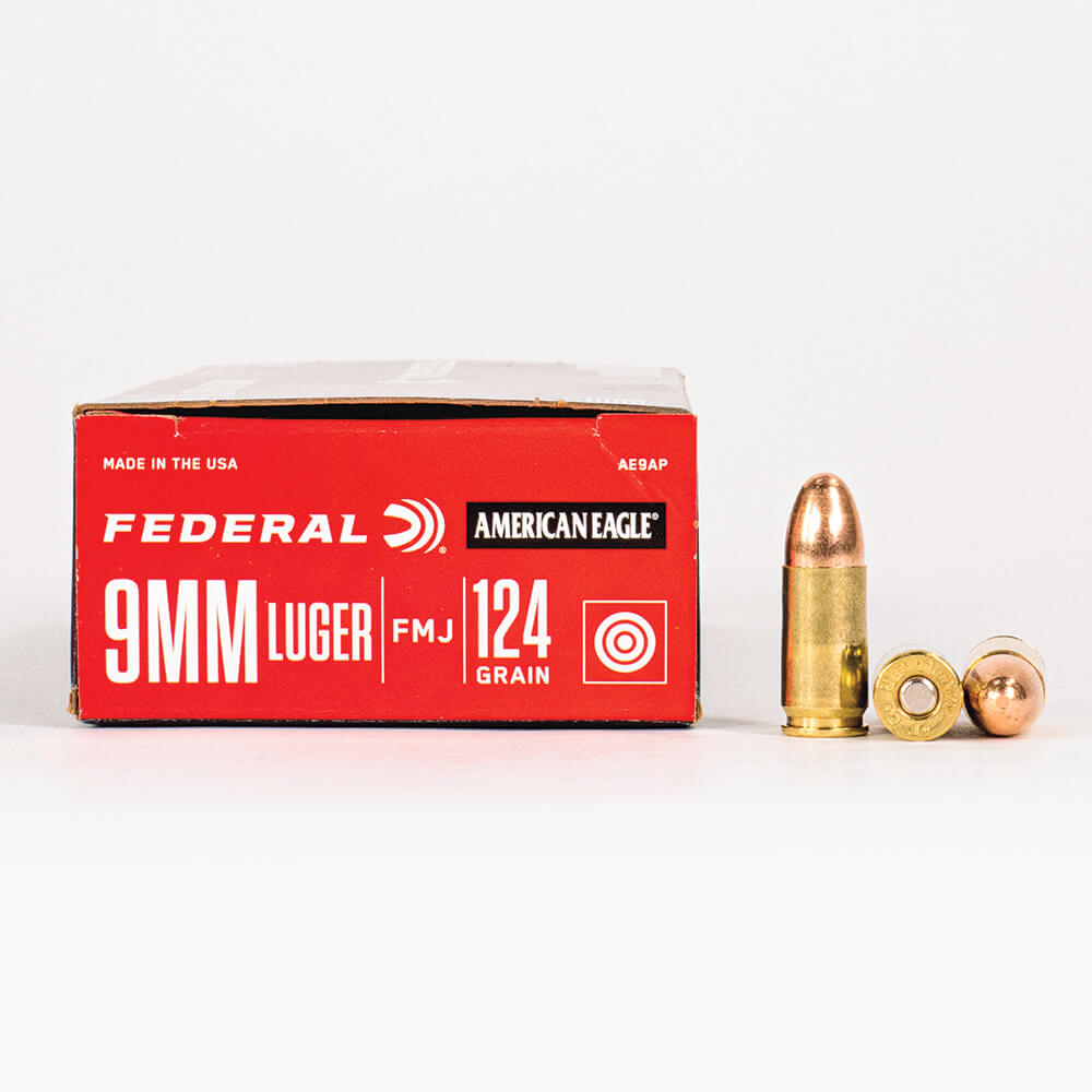 250 Rounds Federal A.E. 9MM Luger Ammo 124 Grain FMJ - AE9AP No CC Fees-img-1