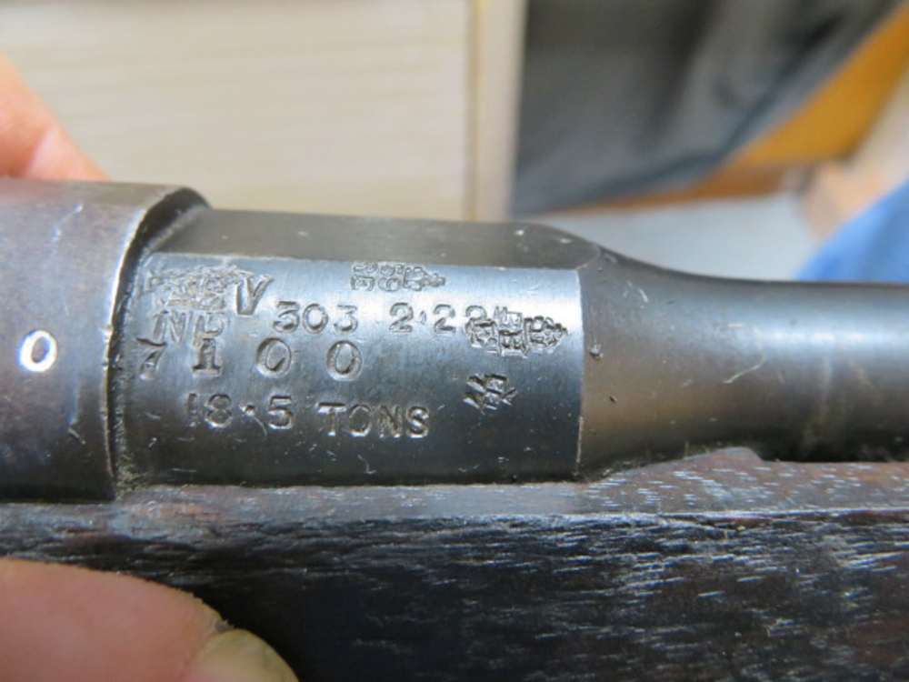 WWI BRITISH NO. I MK III* SMLE ENFIELD RIFLE-1916-MATCHING-NO IMPORT-NICE-img-8