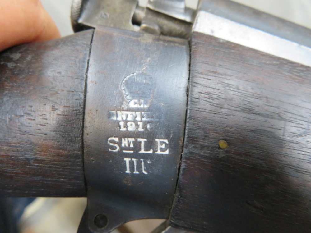 WWI BRITISH NO. I MK III* SMLE ENFIELD RIFLE-1916-MATCHING-NO IMPORT-NICE-img-6