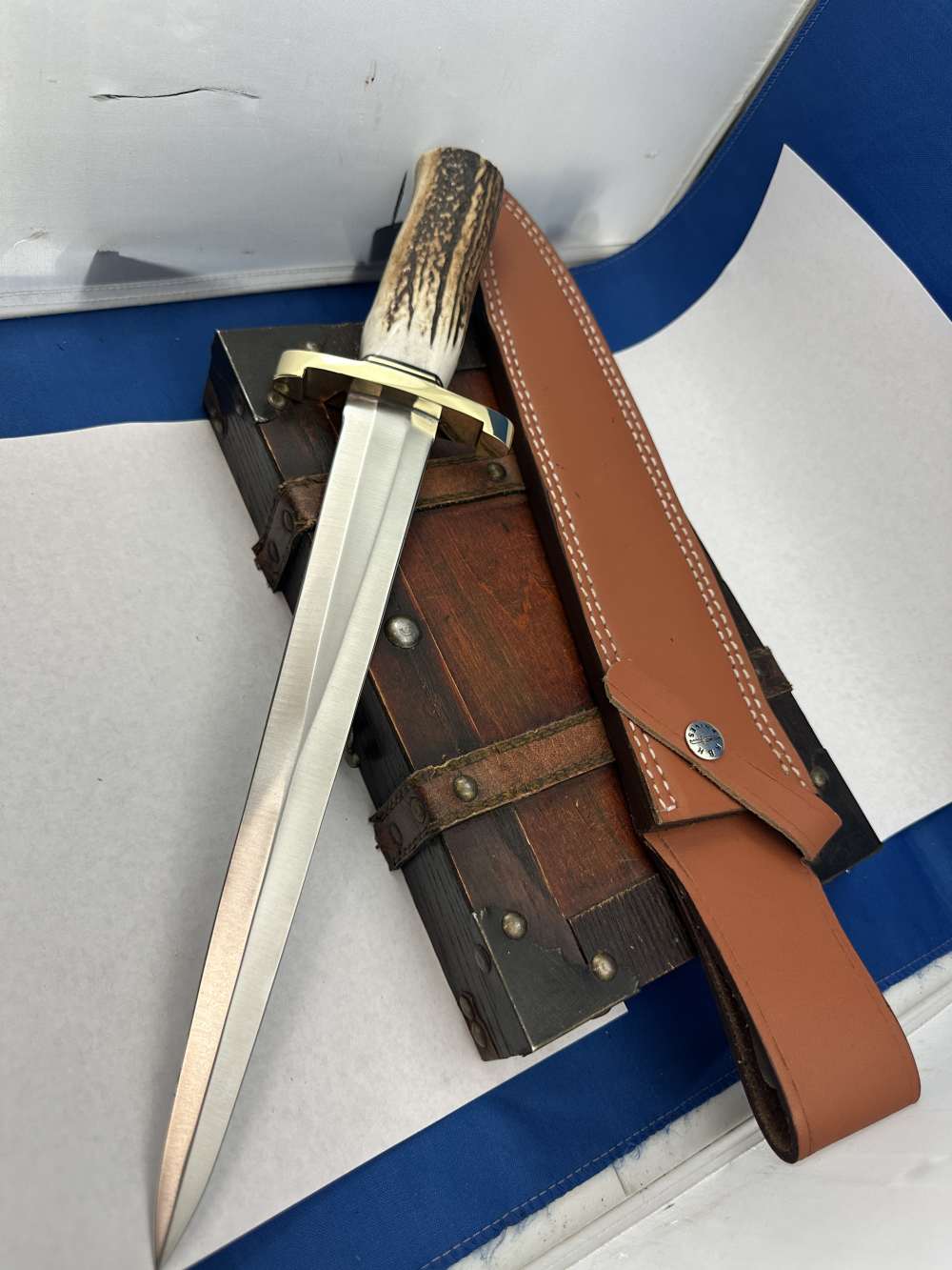 Collector Randall Style Knife 1095 Steel-img-0