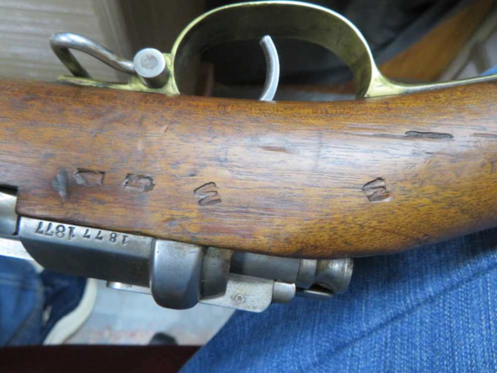 ANTIQUE GERMAN MODEL 1871 MAUSER RIFLE-AMBERG 1877-BAVARIAN-img-17