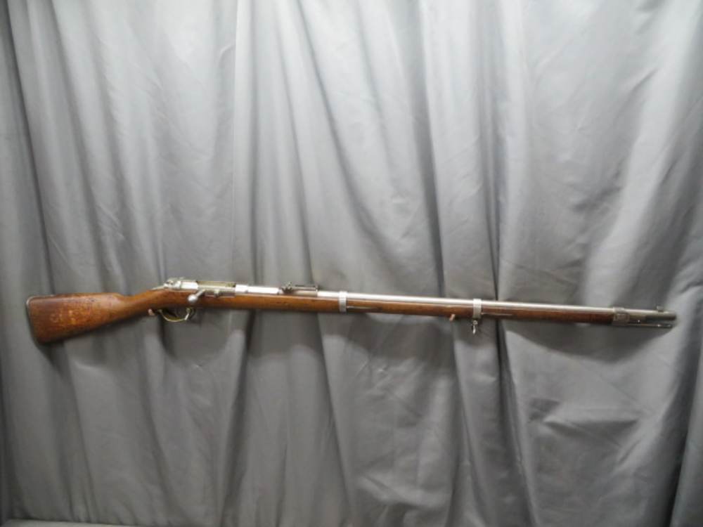 ANTIQUE GERMAN MODEL 1871 MAUSER RIFLE-AMBERG 1877-BAVARIAN-img-0