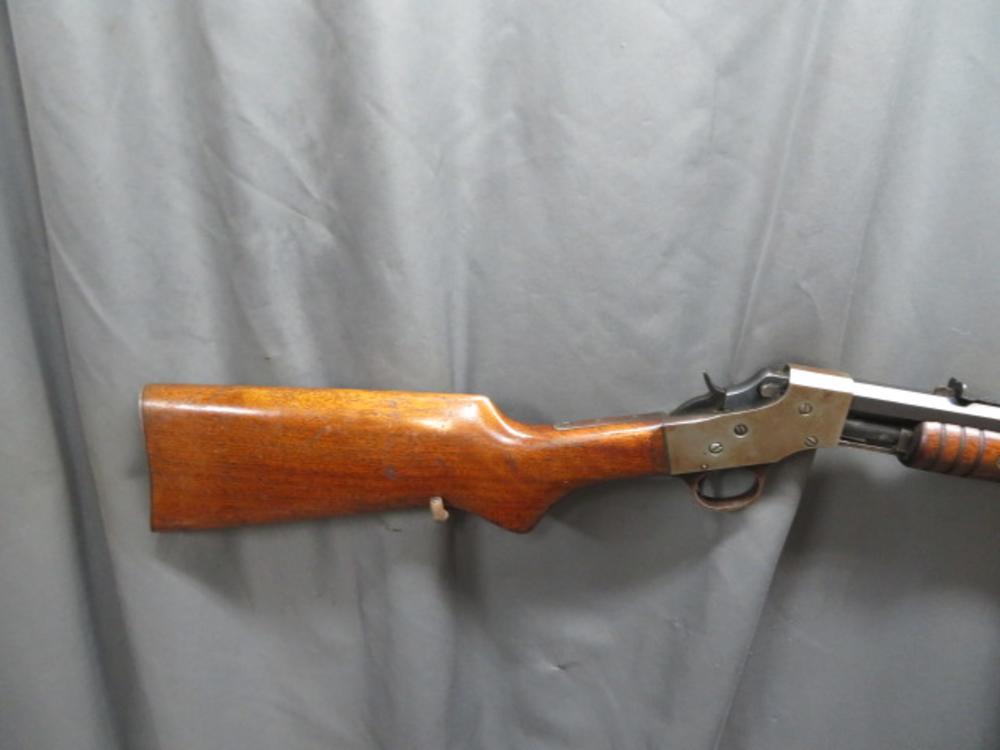 STEVENS VISIBLE LOADING REPEATER .22 PUMP ACTION RIFLE-NICE-img-1
