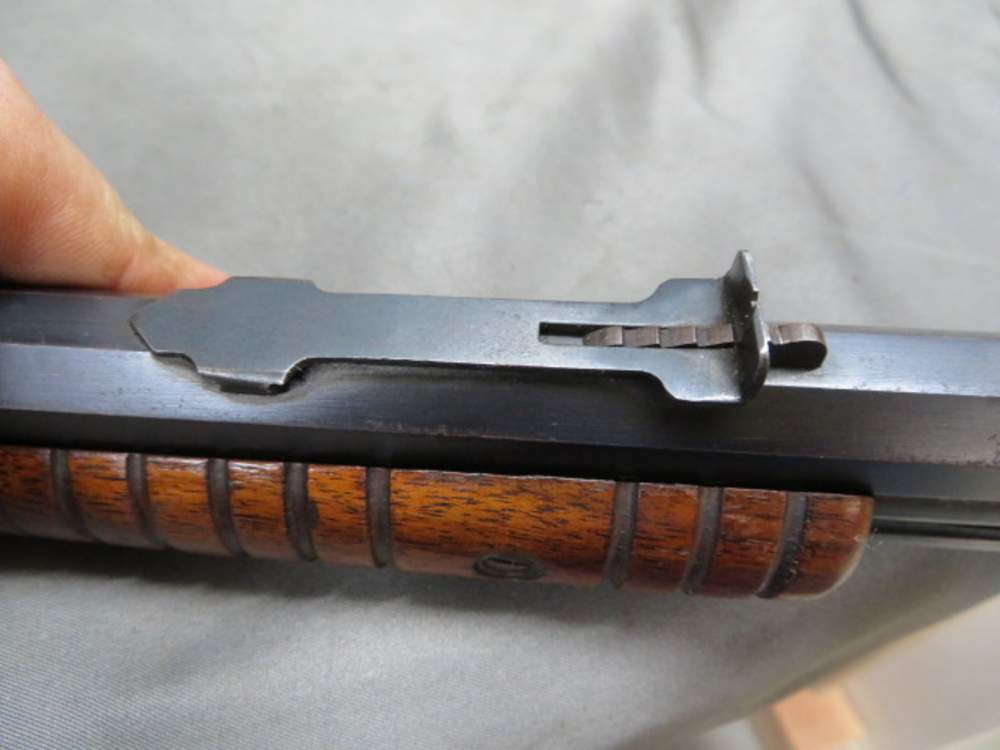 STEVENS VISIBLE LOADING REPEATER .22 PUMP ACTION RIFLE-NICE-img-17