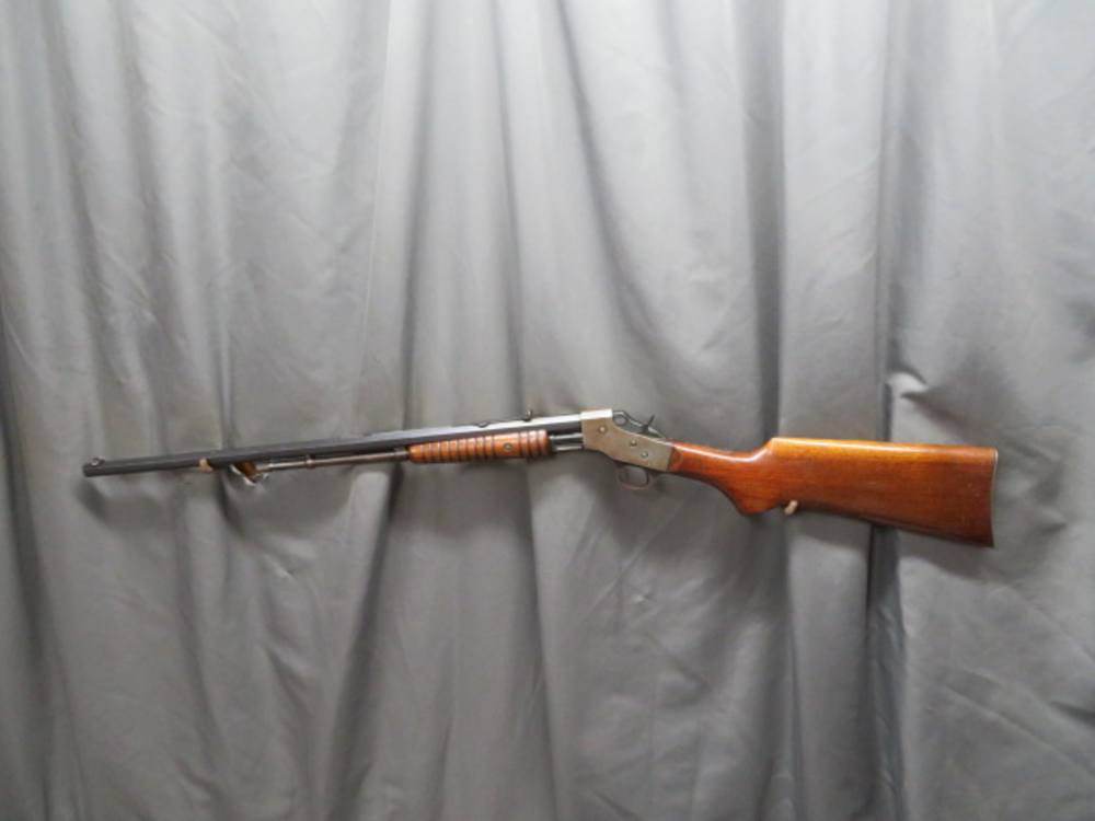 STEVENS VISIBLE LOADING REPEATER .22 PUMP ACTION RIFLE-NICE-img-3