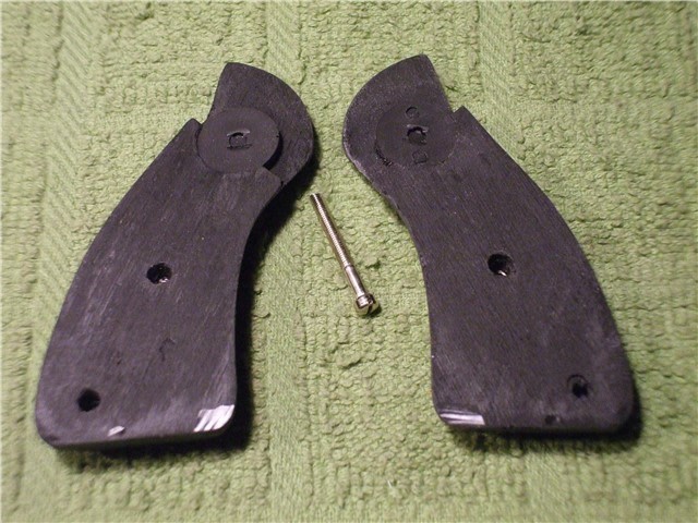 Custom Grips Ruger Speed Six OEM Style Black-img-1