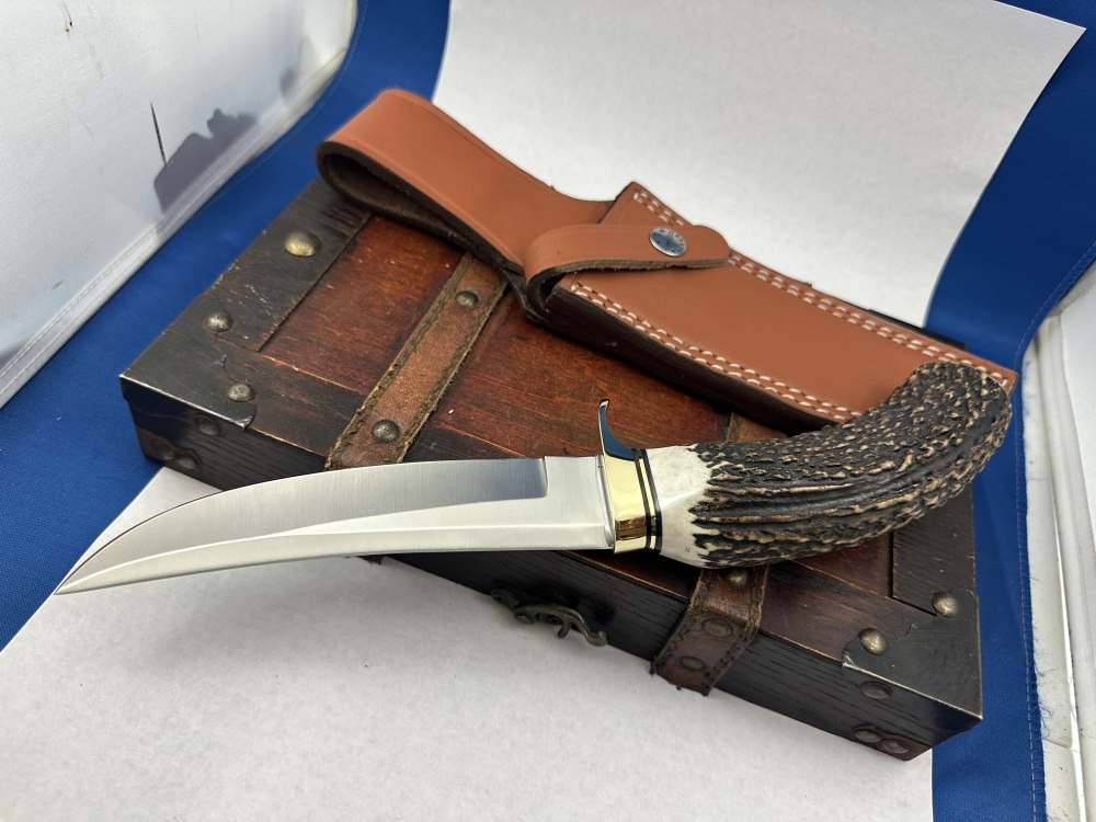  Randall Style Custom Stag Knife 1095 Steel-img-3