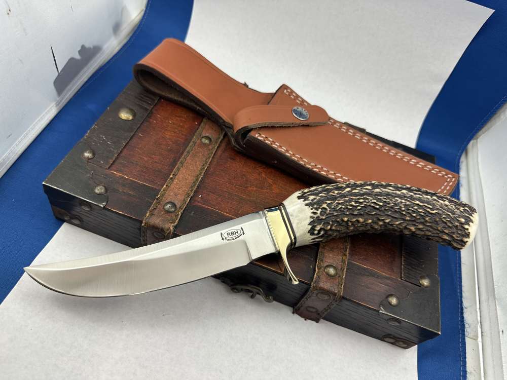  Randall Style Custom Stag Knife 1095 Steel-img-1