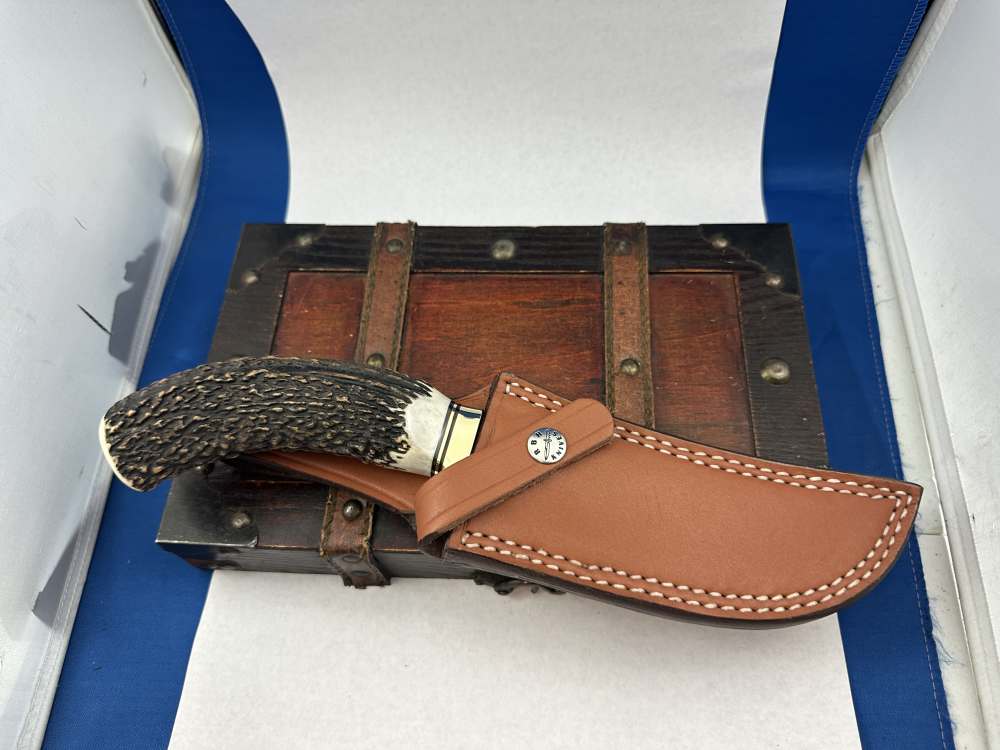  Randall Style Custom Stag Knife 1095 Steel-img-6