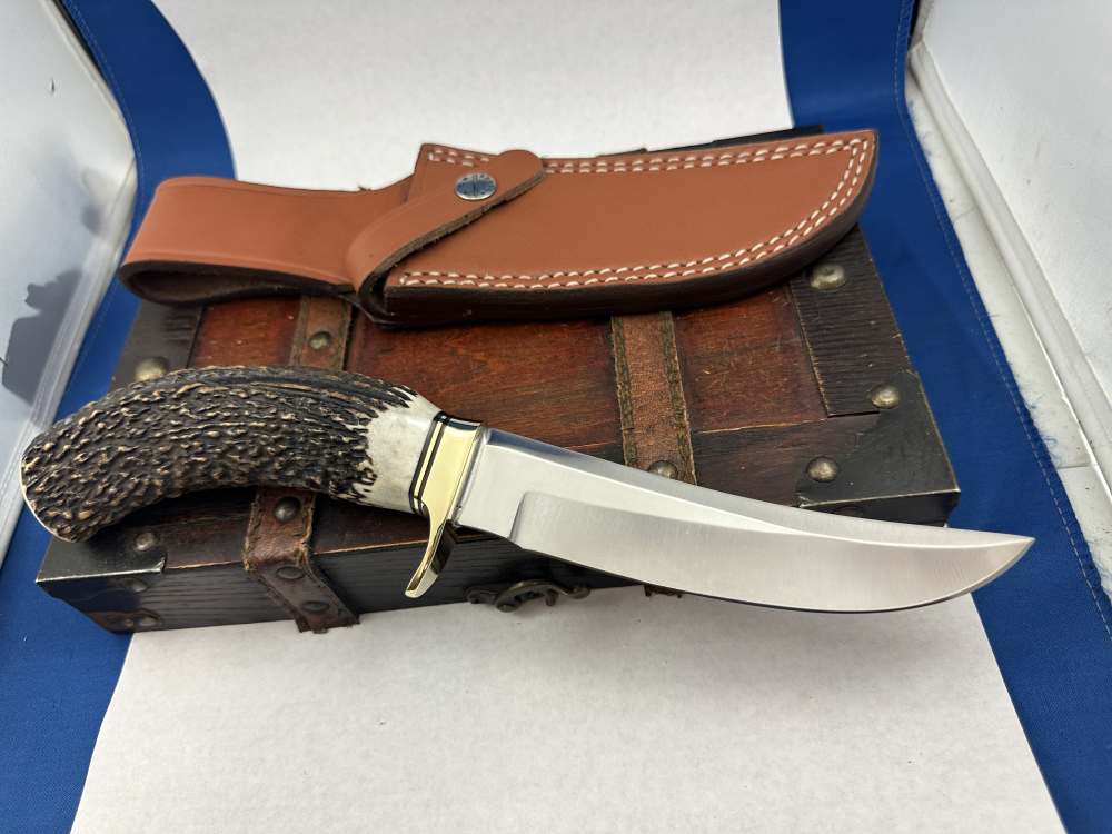  Randall Style Custom Stag Knife 1095 Steel-img-4