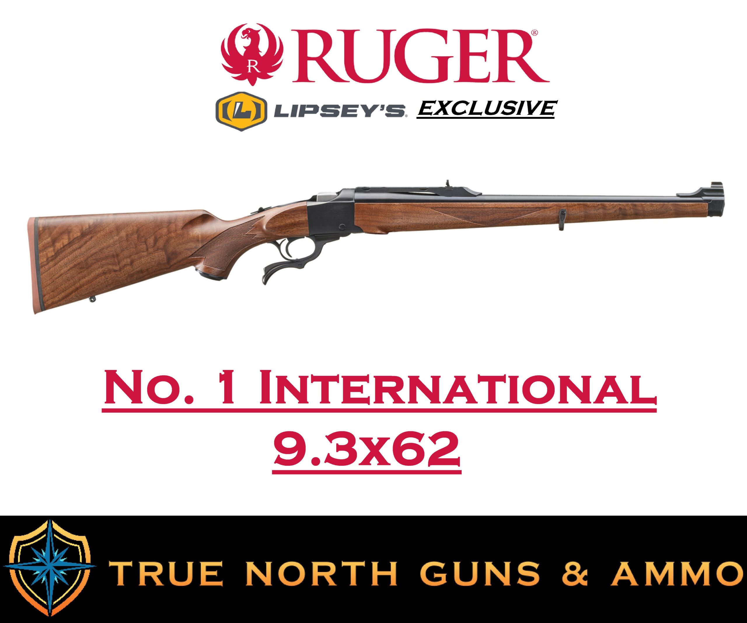 Ruger No. 1 International 9.3x62 20" - Mannlicher stock-img-0