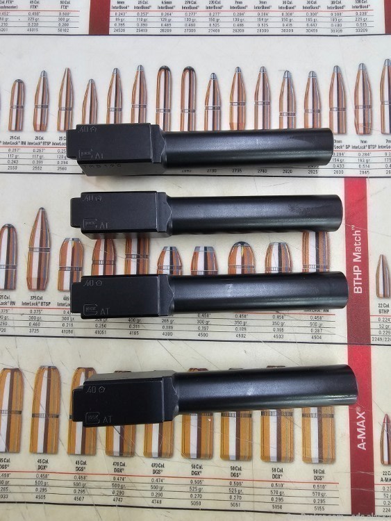 Glock G23 Barrels consecutive  numbers 40 S&W no cc fees-img-2