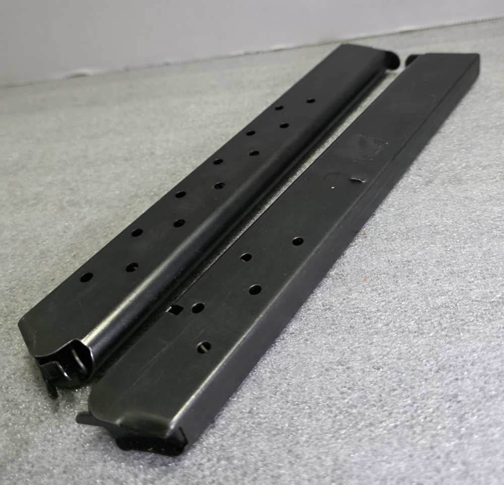 Pair Colt 1911 45 ACP 15 Round Extended Magazines. One OEM, One Unbranded -img-9