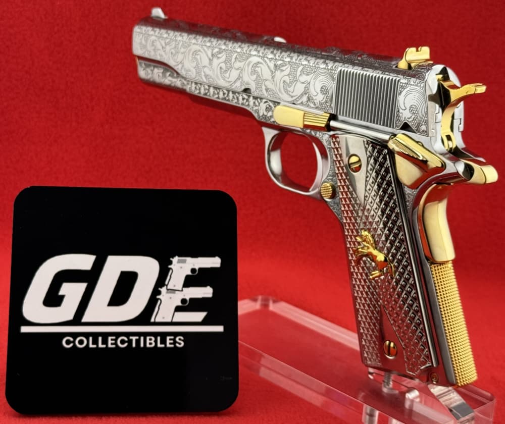 Colt 45acp-Engraved Scrolls w/24K Gold Highlights, designed By RP-img-1