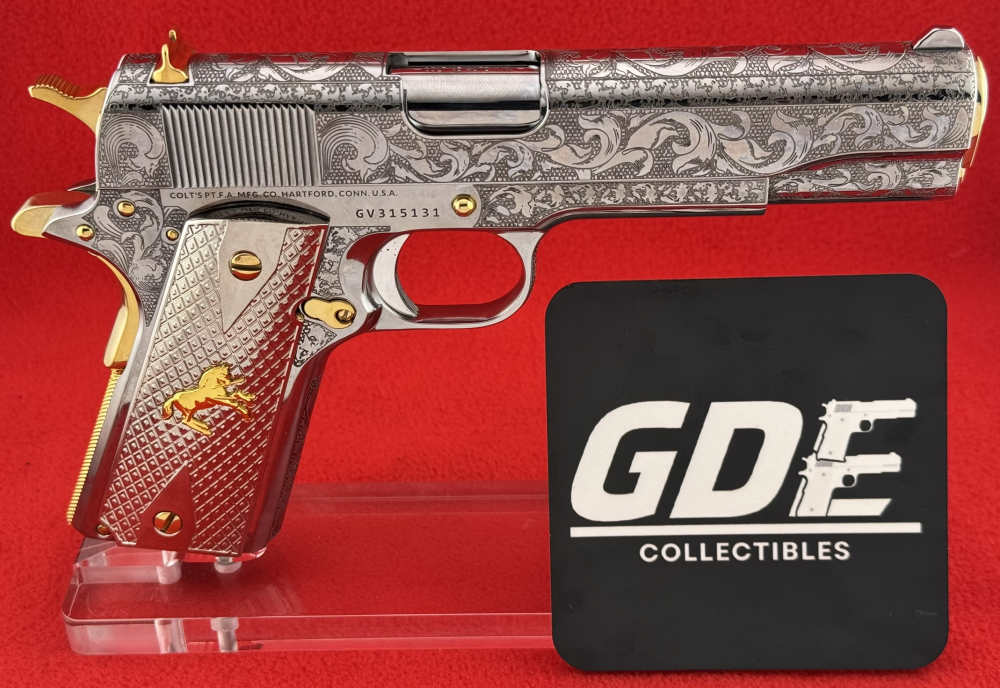 Colt 45acp-Engraved Scrolls w/24K Gold Highlights, designed By RP-img-8