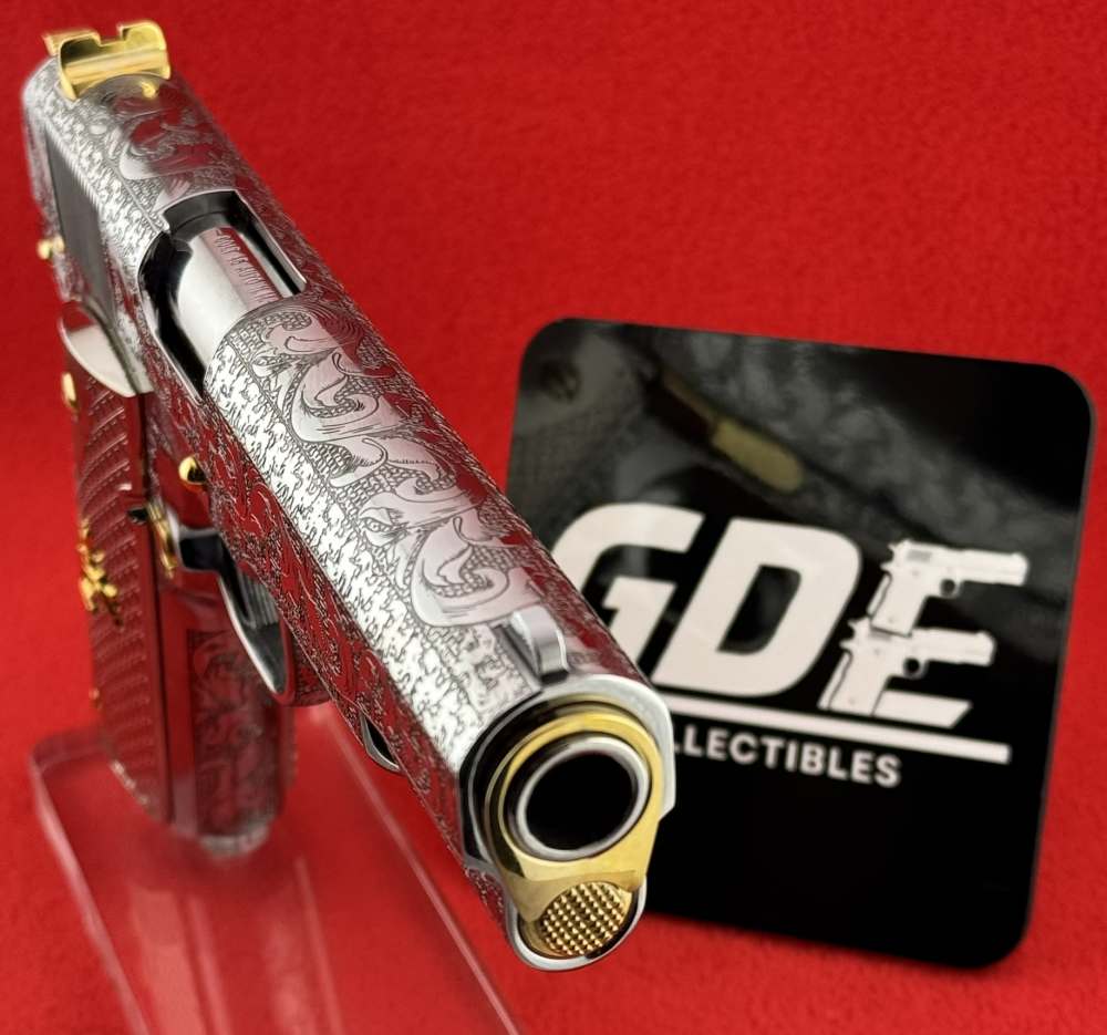 Colt 45acp-Engraved Scrolls w/24K Gold Highlights, designed By RP-img-7