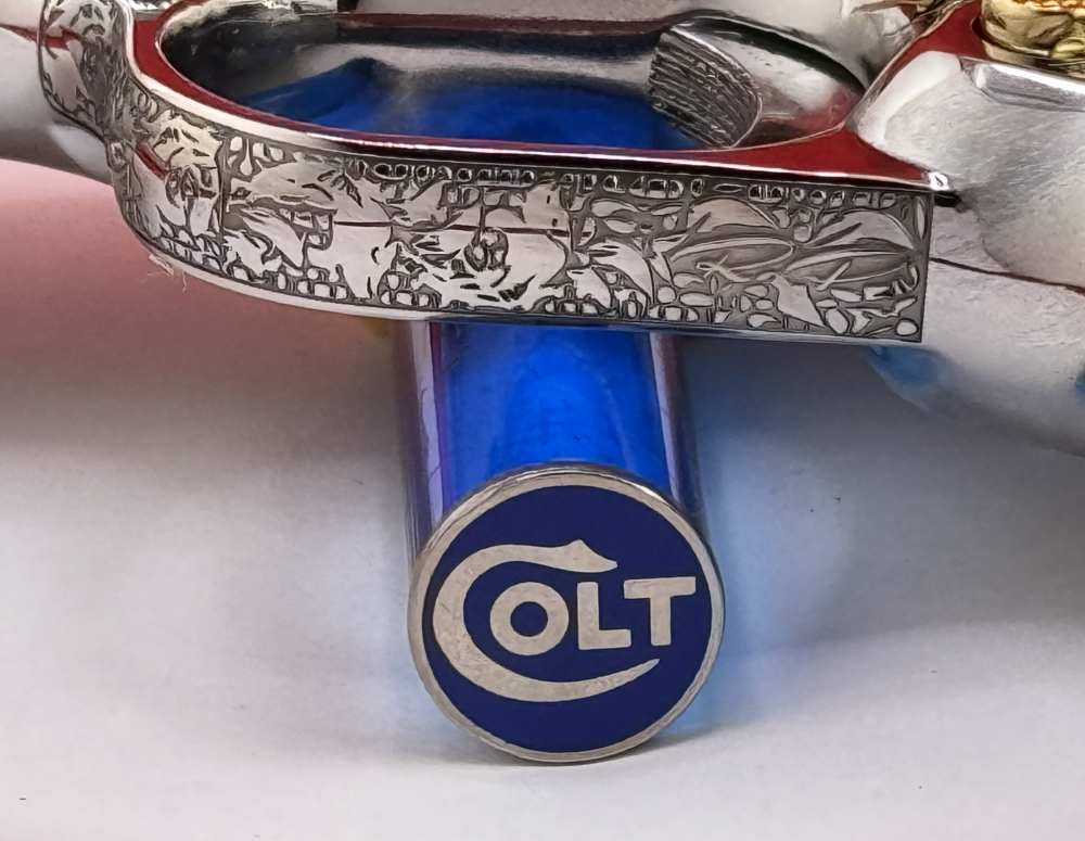 Colt 45acp-Engraved Scrolls w/24K Gold Highlights, designed By RP-img-6
